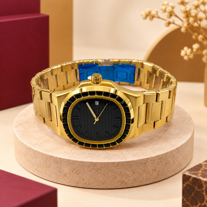 Matturi Gold Luxury Quartz Watch – Premium Stainless Steel Wrist Watch