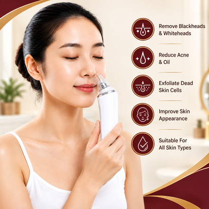 Blackhead Remover Vacuum Cleaner – Electric Pore Cleaner & Facial Deep Cleansing Device | The Smart Saman